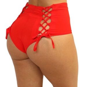 Tie back rave bottoms